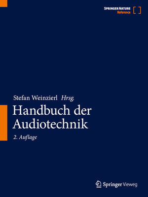 cover image of Handbuch der Audiotechnik
